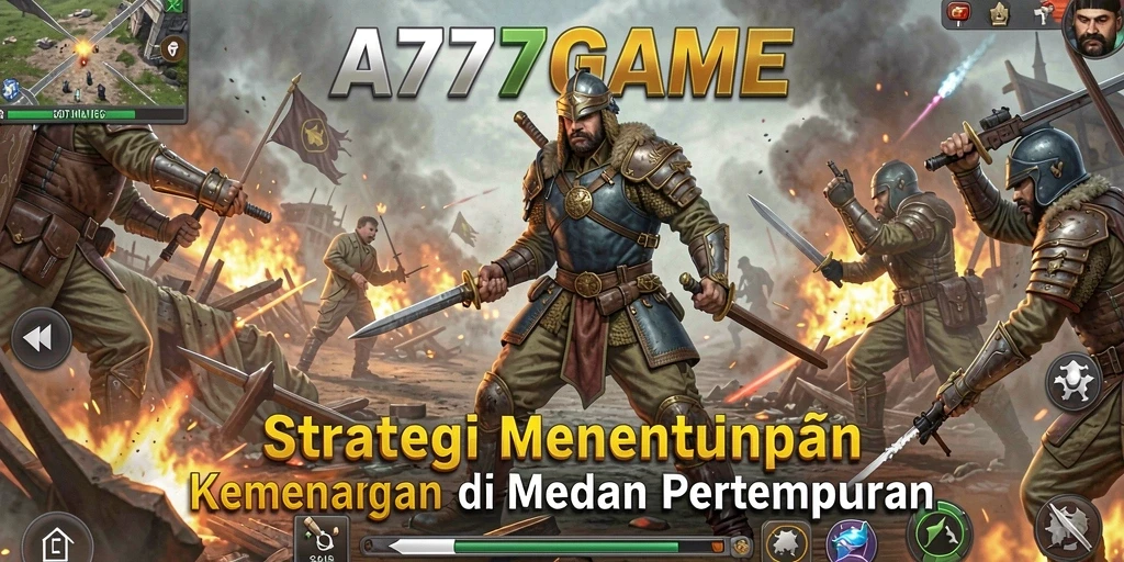 Tangkapan layar A777GAME menampilkan pertempuran strategi yang mendebarkan.