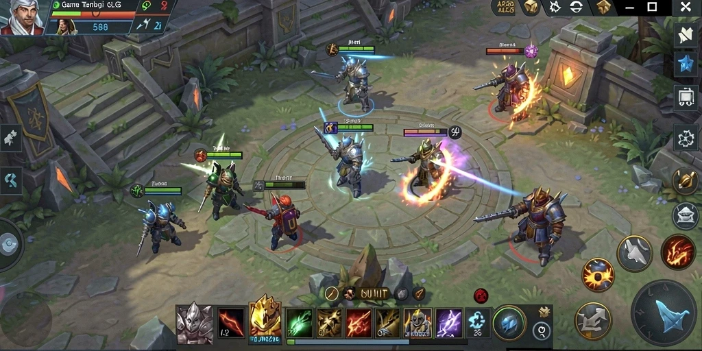 Tampilan gameplay API288 yang menegangkan dan strategis.