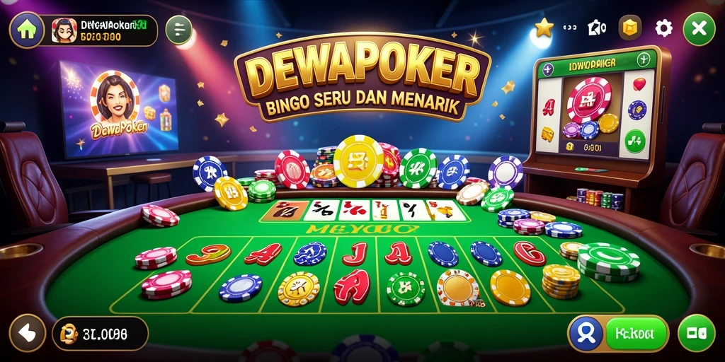 Screenshot gameplay DEWAPOKER yang menunjukkan keseruan permainan Bingo.
