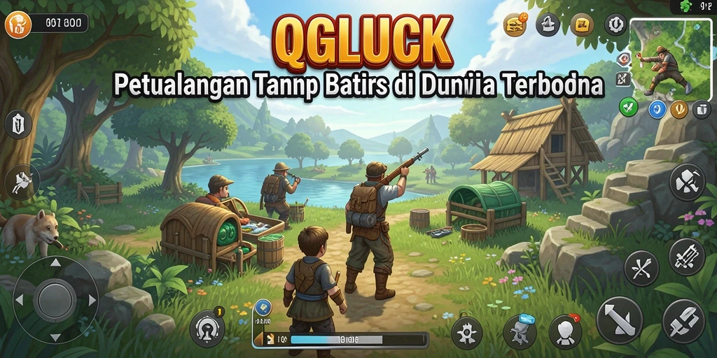 Tampilan menarik dari gameplay QGLUCK yang memukau.