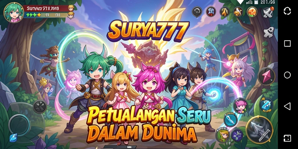 Tampilan gameplay SURYA777 yang memukau dan penuh warna.
